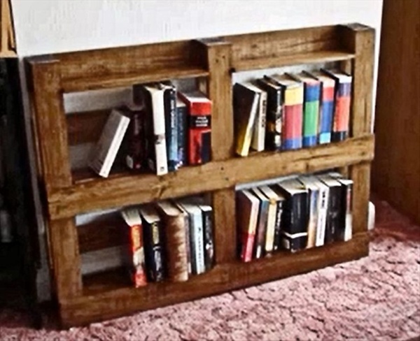 Bookshelves Made From Pallets